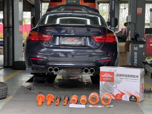 Aktueller Firmenfall über 2016 BMW 420i 2.0T Upgraded with EDDY Adjustable Comfort Shock Absorber Kit