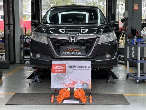 Aktueller Firmenfall über 2017 Honda Crider 1.8L Aufgerüstet mit EDDY einstellbaren Komfort-Stoßdämpfern durch Modifikation statt Wartung