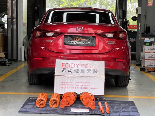 Aktueller Firmenfall über 2019 Mazda Axela 1.5L EDDY Sport-Aufhängung-Kit-Upgrade-Kase