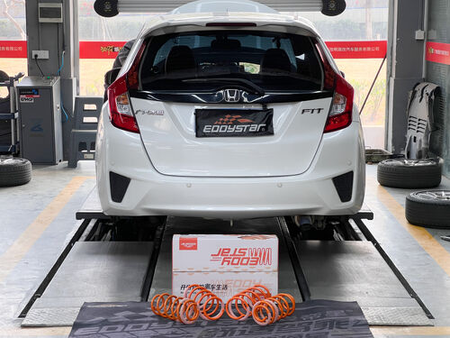 Aktueller Firmenfall über 2015 Honda Fit 1.5L | EDDY Sport Short Springs Upgrade: A Solution for Optimized Handling and Enhanced Safety