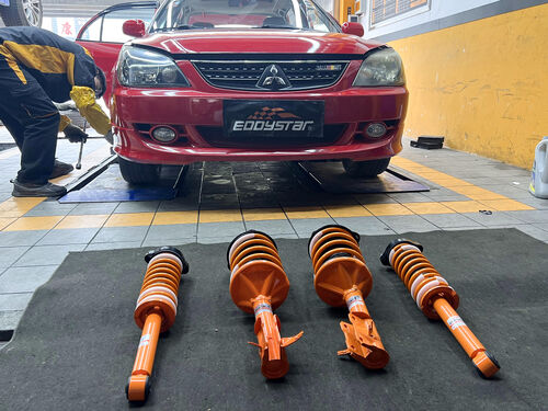 Aktueller Firmenfall über 2008 Mitsubishi Lancer 1.6 | EDDY Sport Stoßdämpfer-Kit Upgrade, Altes Auto erneuert mit gutem Fahrverhalten & Komfort