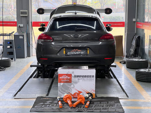 Aktueller Firmenfall über 2013 Volkswagen Scirocco R 2.0T | EDDY Adjustable Comfort Shock Absorber Upgrade: Performance Coexists with Comfort