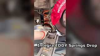 Honda Integra mit EDDY Sport Short Springs aufgerüstet