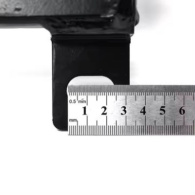EDDYSTAR Schwarzer Aluminium-Universalsitzrahmen