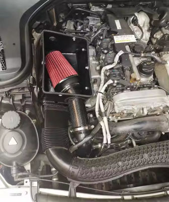 Beibehalten von Temperaturen Kohlenstofffaser Luftzufuhr Motor Schutz für Mercedes Benz