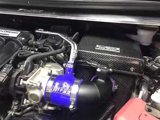 Wärmebeständigkeit Kohlenstofffaser Luftzufuhr Einfache Installation für Honda Fit GK5