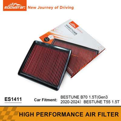 Energieeffizienz Waschbarer Luftfilter mit hohem Durchfluss BESTUNE B70 1,5 T Autoteile