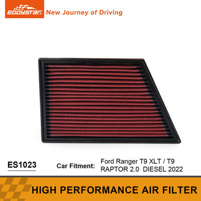 Individuell angepasster Luftfilter mit hohem Durchfluss Wartungsreinigung für Ford Ranger 2.3T