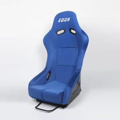 EDDYSTAR Luxus Blauer Soft Bucket Rennsitz angepasster Rennwagenstuhl