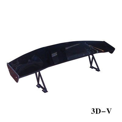 3D-V anpassbare Kohlenstofffaser-Rückenspoiler Hochschwanzflosse Matte Schwarze Kohlenstofffaserteile