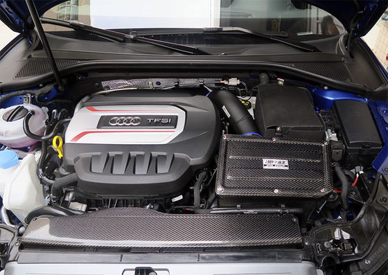 Audi S3 2.0 Kohlenstofffaser Luftzufuhr Erhöhung des Luftstroms Automobilmotorteile