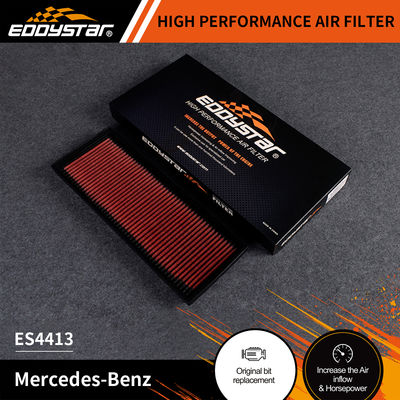 EDDYSTAR High Flow Air Filter erhöht den Luftstrom um 25% + mit hochwertiger Baumwollgasse für Mercedes-Benz C230 ES2240